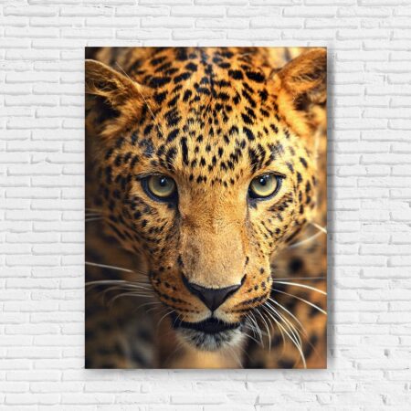 Canvas Leopard Portrait